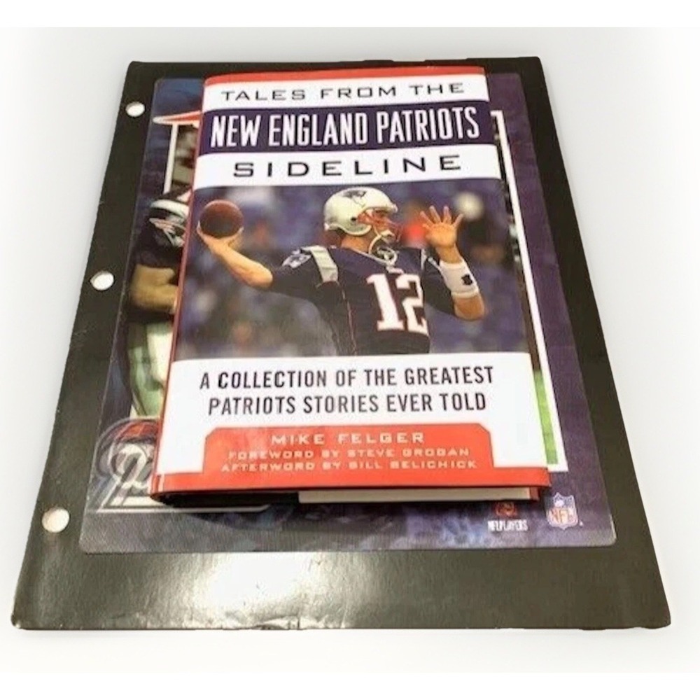 Tom Brady Book Tales from the New England Patriots Sideline Felger Mancave Gift
